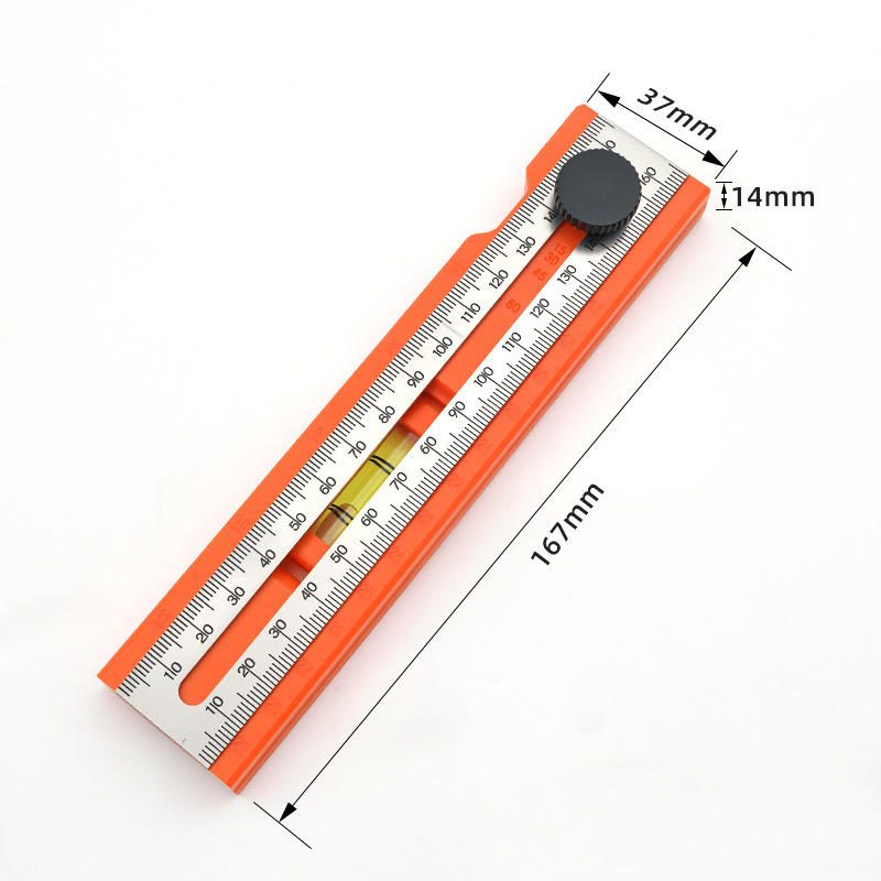 Thước Vạch Dấu Thợ Mộc Đa Năng Có Bọt Thủy Chuẩn Xác
