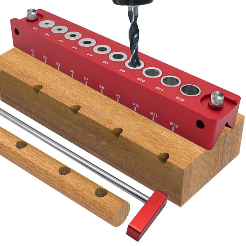 Dụng cụ định vị khoan lỗ gỗ 45 độ chốt mộng gỗ