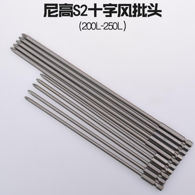 Đầu Tô Vít Chữ Thập Thép S2 Dài Từ Tính 200-300mm